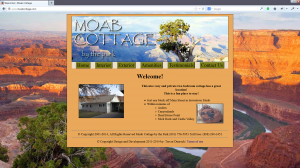 Moab Cottage Website
